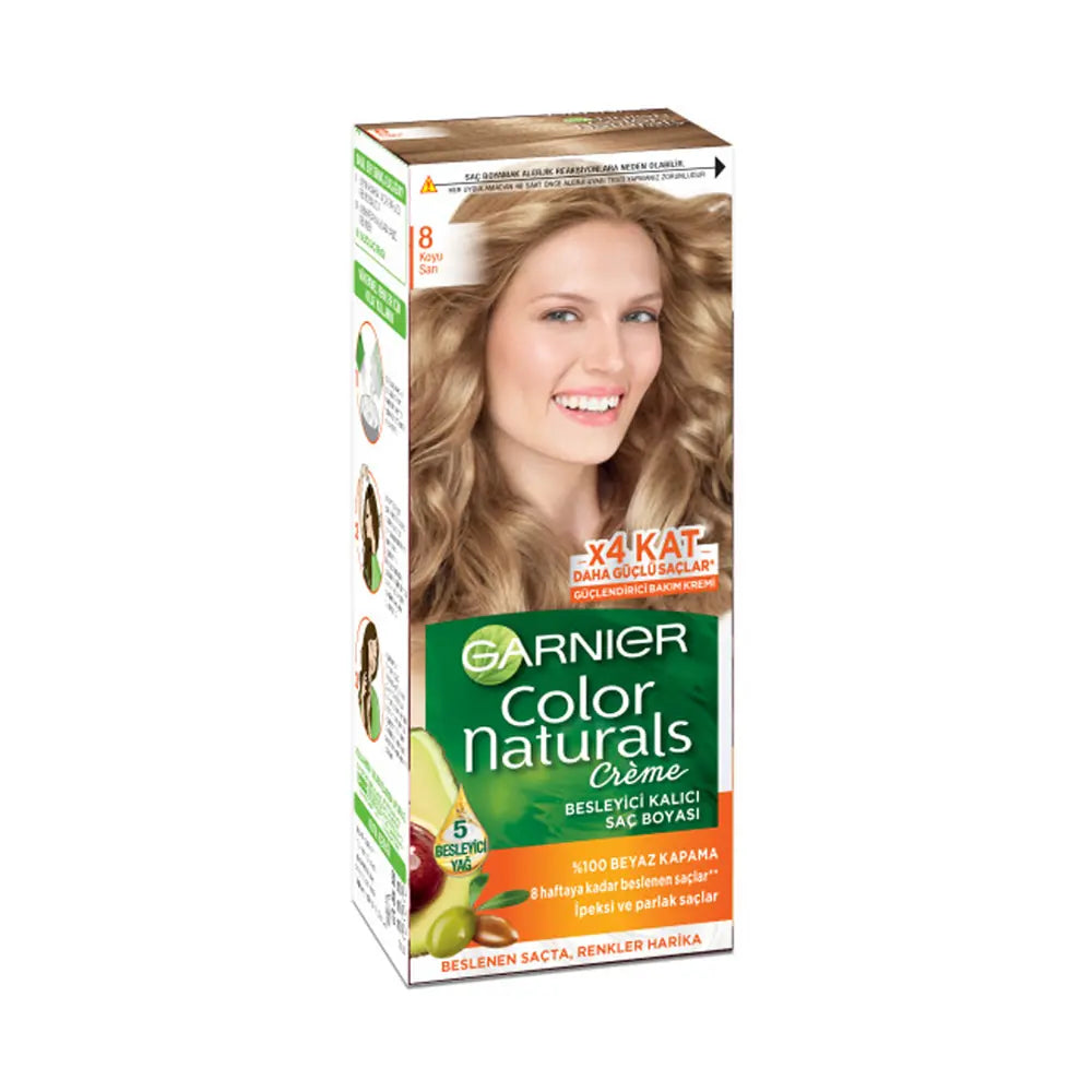 Garnier Color Naturals 8 Dark Blonde Nourishing Hair Color