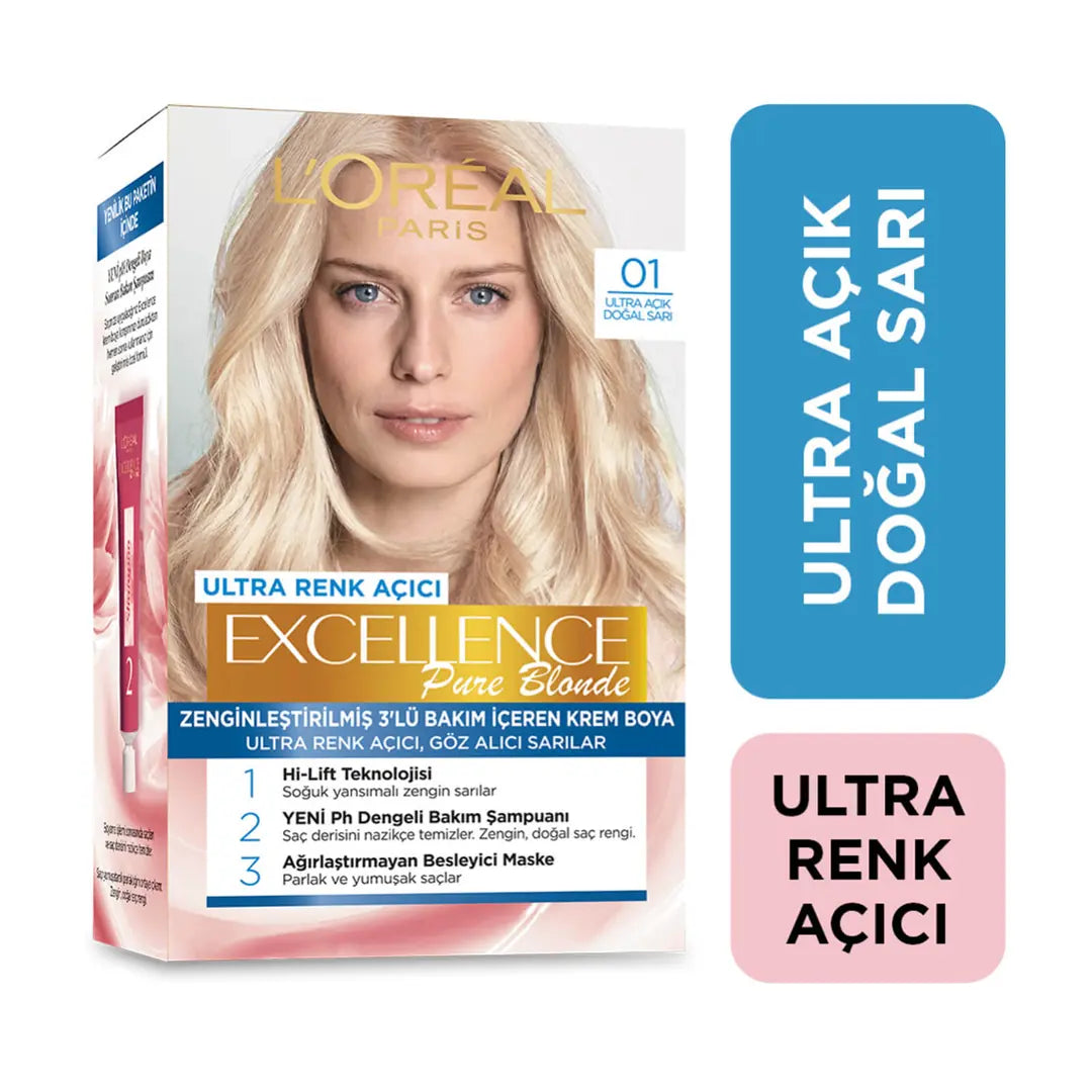 Loreal Excellence Ultra Lightener 01 Ultra Light Natural Blonde