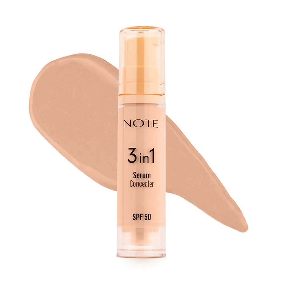Note 3-in-1 SPF 50 Serum Concealer in 20 Medium Beige 10ml