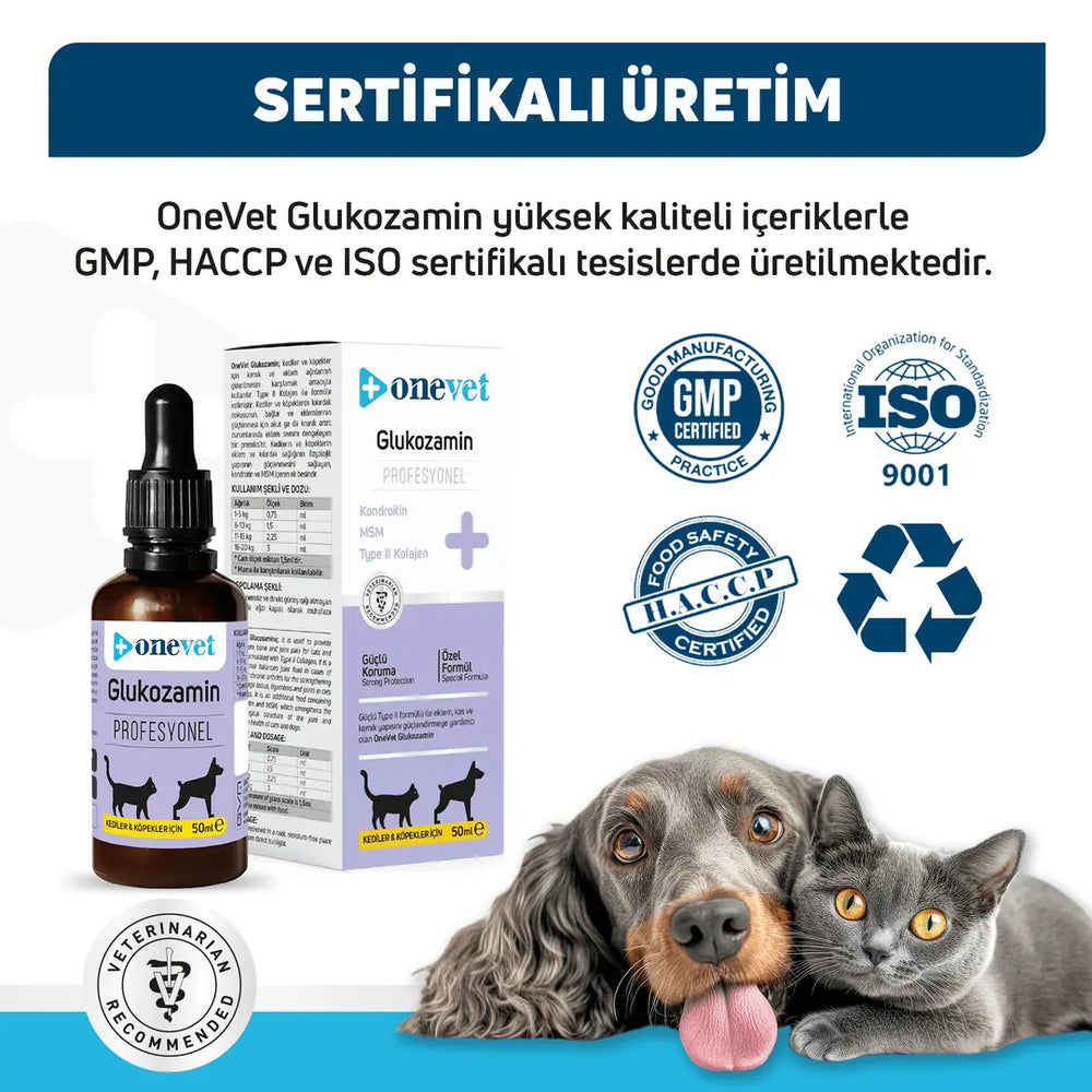 Onevet Glucosamine Joint & Cartilage Support Drops for Pets 50ml