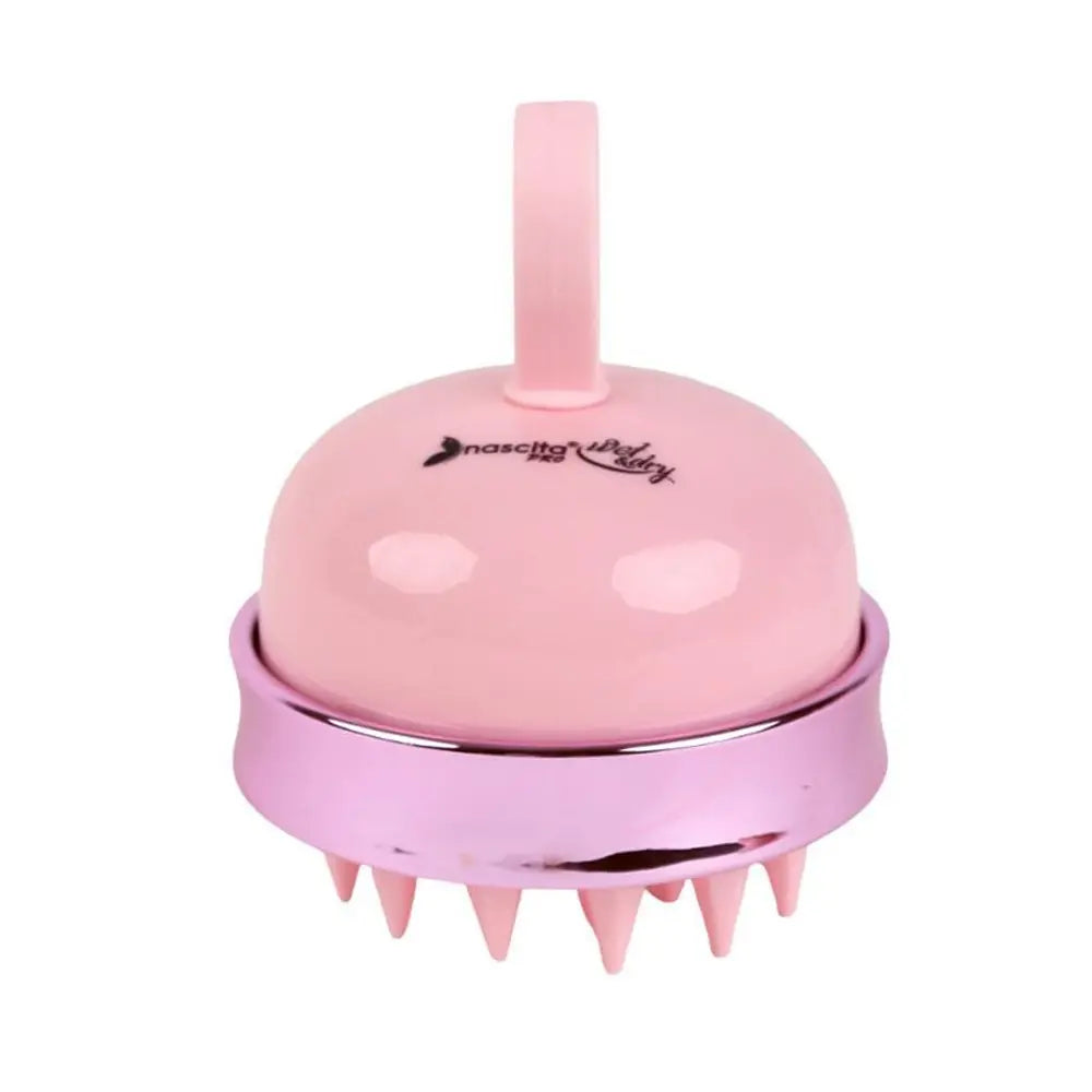 Nascita Pro Double-Sided Pink Shampoo Brush for Scalp Massage