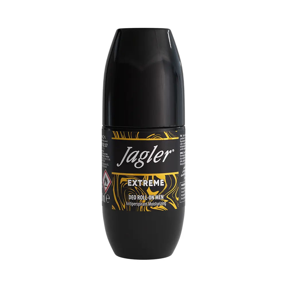Jagler Extreme: Men's Long-Lasting Roll On Deodorant - Alcohol &amp; Stain Free - Masculine Fresh Scent, All Day Odor Protection, 1.69 fl oz