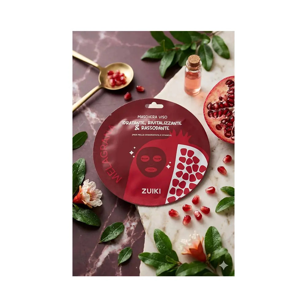 Zuiki Melagrana Sheet Mask Revitalizing Pomegranate 15 ml