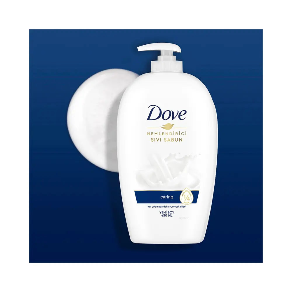 Dove Caring Liquid Hand Wash with 1/4 Moisturizing Cream 450 ml