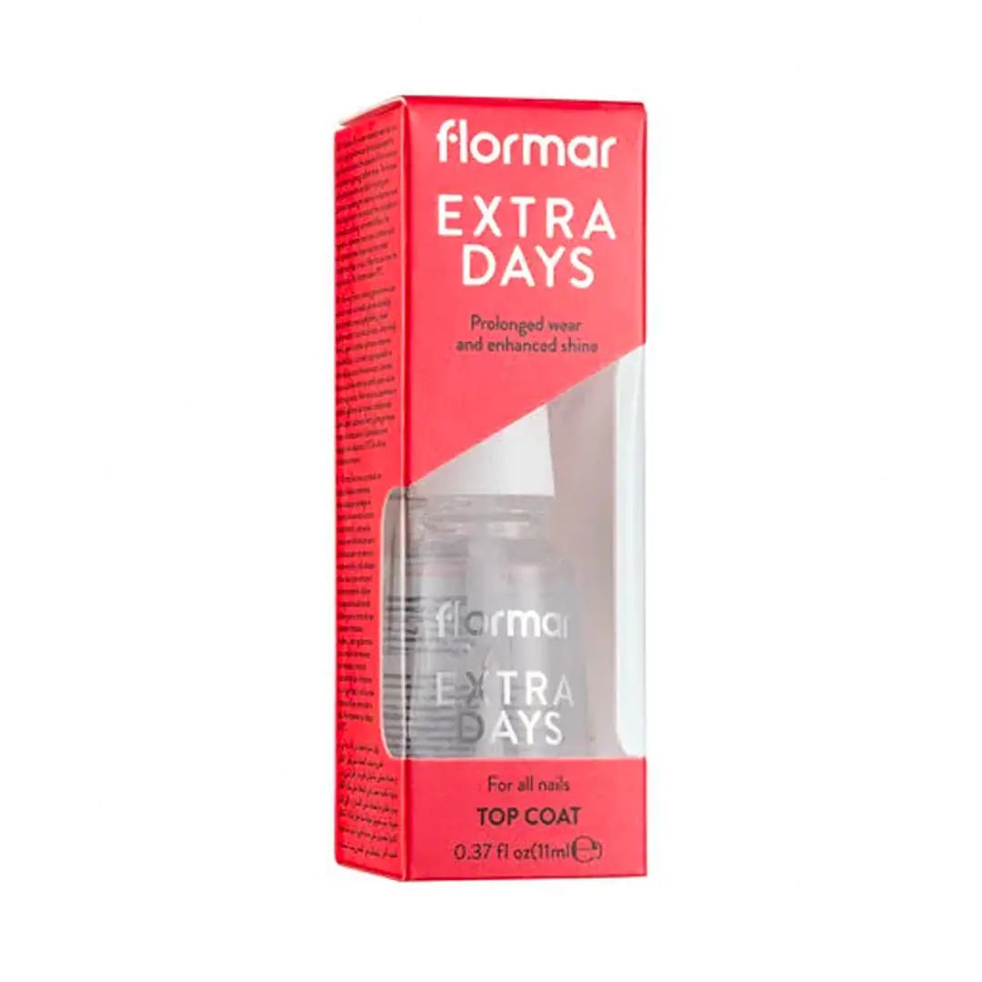 Flormar Extra Days Top Coat for Long-Lasting Shine