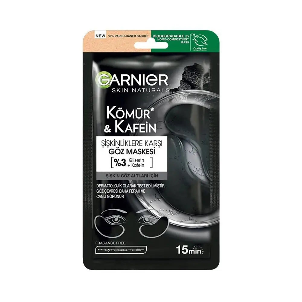 Garnier Charcoal &amp; Caffeine Depuffing Eye Mask 5g