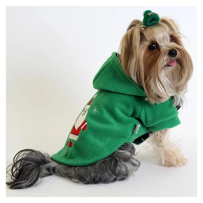 Max Design Santa Claus Embroidered Pet Jacket Large