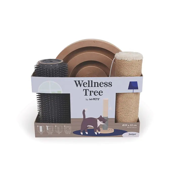 M-Pets Wellness Juniper Brown Cat Scratcher for Furniture Protection