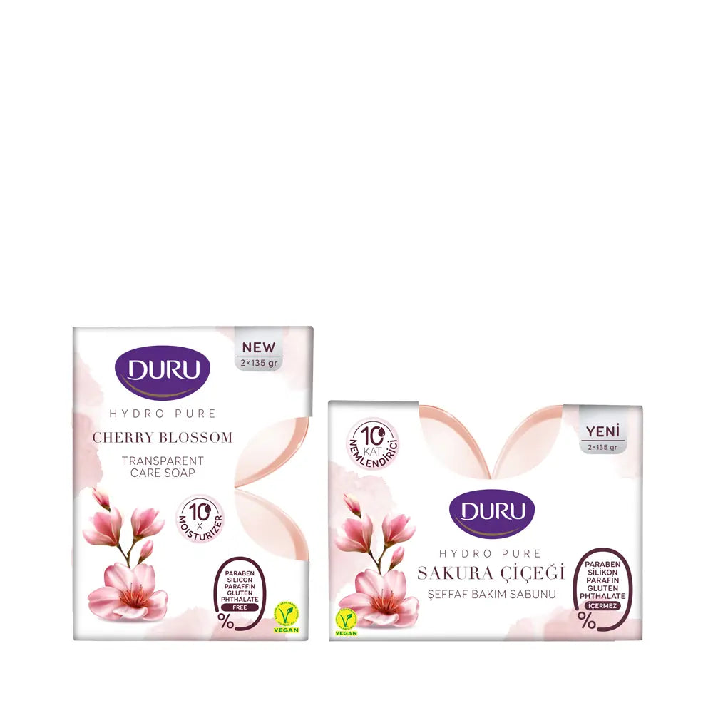 Duru Hydro Pure Sakura Bar Soap for Hydrated Skin 270g