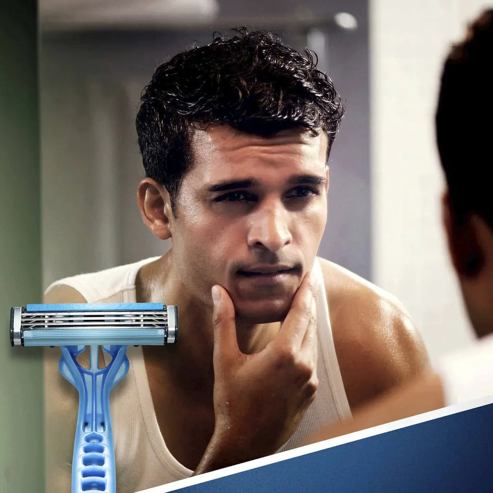 Gillette Blue3 Disposable Razors for Smooth Shave 3 Count