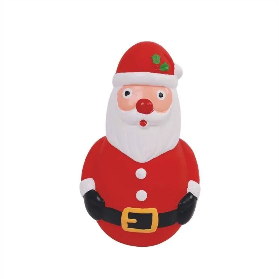 M-Pets Santa Claus Latex Dog Toy for Small Breeds 7 cm