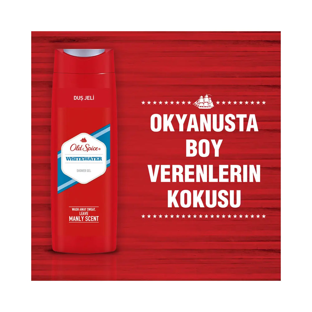 Old Spice White Water Shower Gel & Shampoo 400 ml