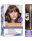 L'Oreal Excellence Cool Creme 6-11 Extra Ashy Dark Blonde Hair Dye