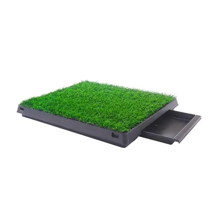 M-Pets Grass Mat Dog Litter Box with Drawer 58x46cm