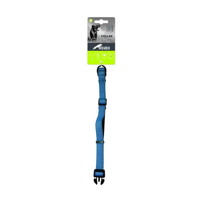 M-Pets Mover Dog Collar Durable Adjustable Blue X-Small