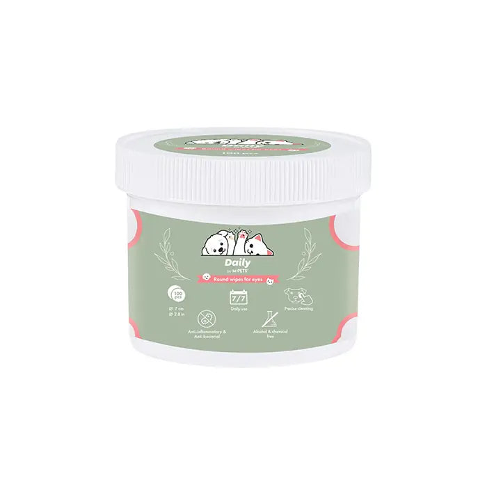 M-Pets Daily Eye Cleansing Pads for Cats & Dogs 100 Count