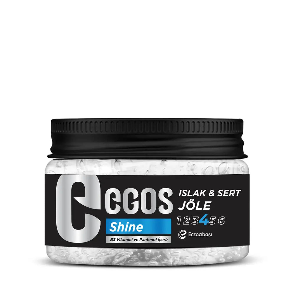 Egos Shine Wet & Hard Hair Gel for Strong Hold 250 ml