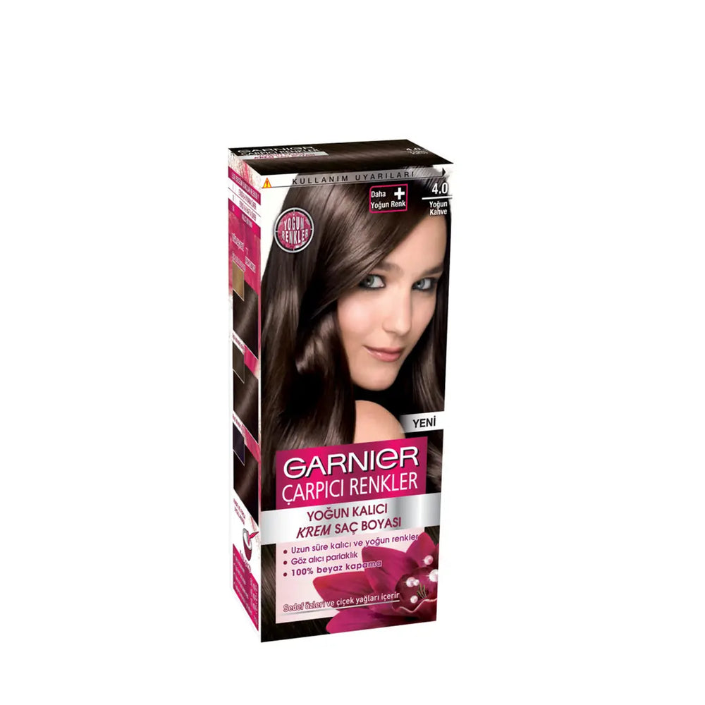 Garnier Color Sensation Hair Dye 4-0 Intense Brown