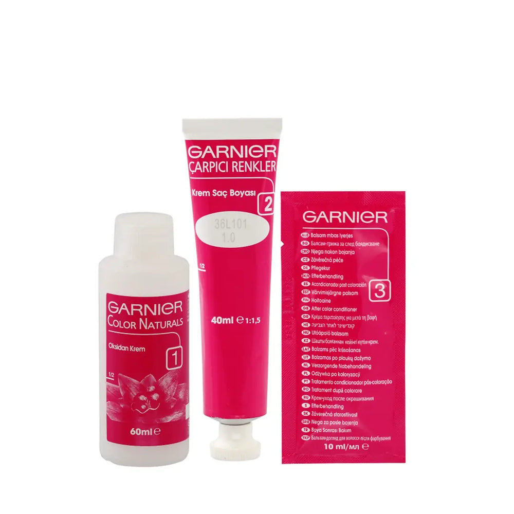 Garnier Color Sensation Hair Dye 1-0 Extra Intense Black