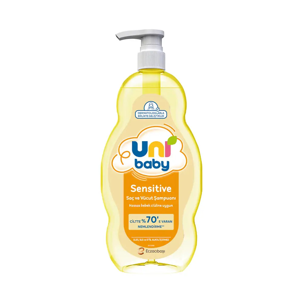 Uni Baby Sensitive Hair & Body Shampoo for Gentle Cleansing 900ml