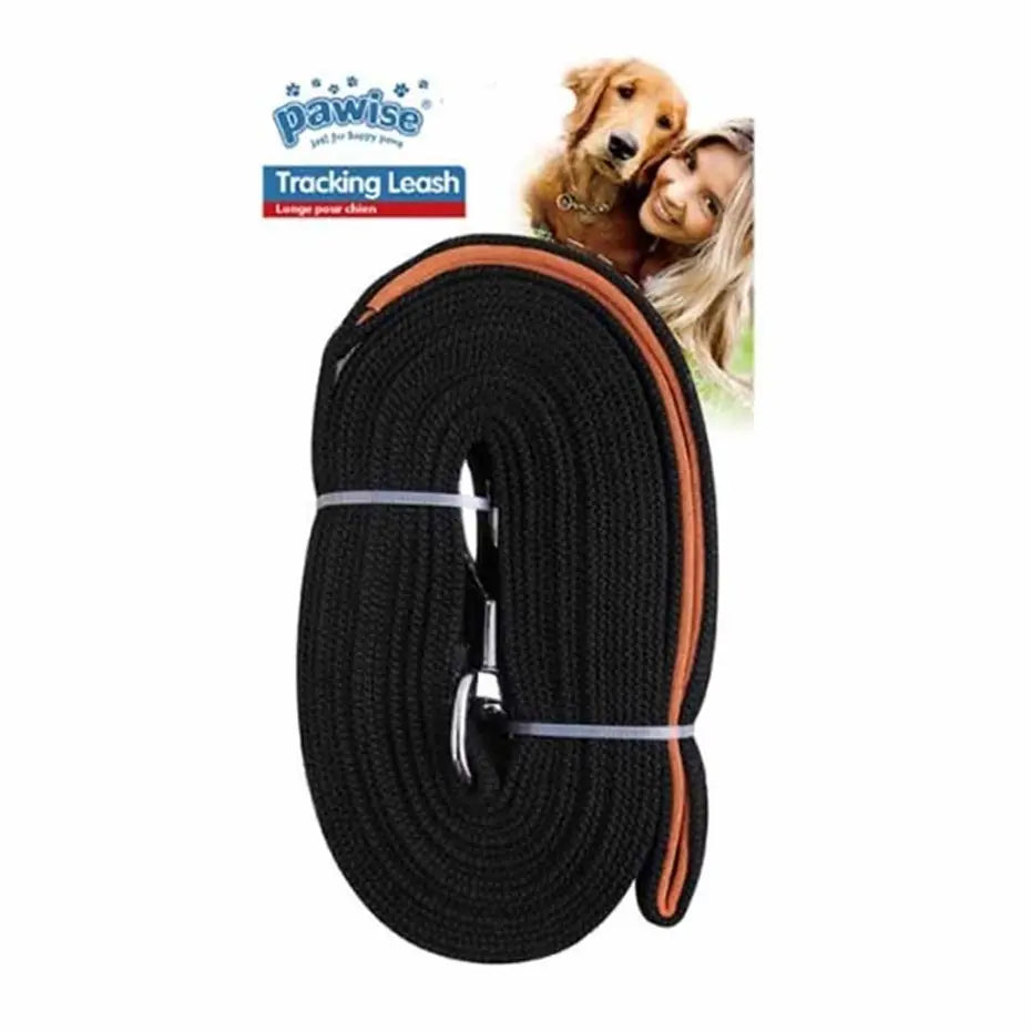 Pawise Soft Texture Black Dog Training Leash 5 Meters