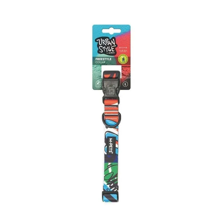 M-Pets Urban Style Freestyle Dog Collar L for Daily Walks