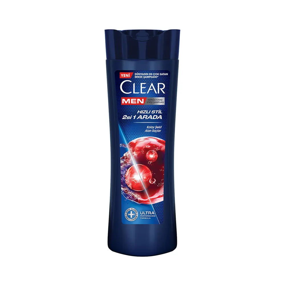 Clear Men 2-in-1 Fast Style Anti-Dandruff Shampoo 350 ml