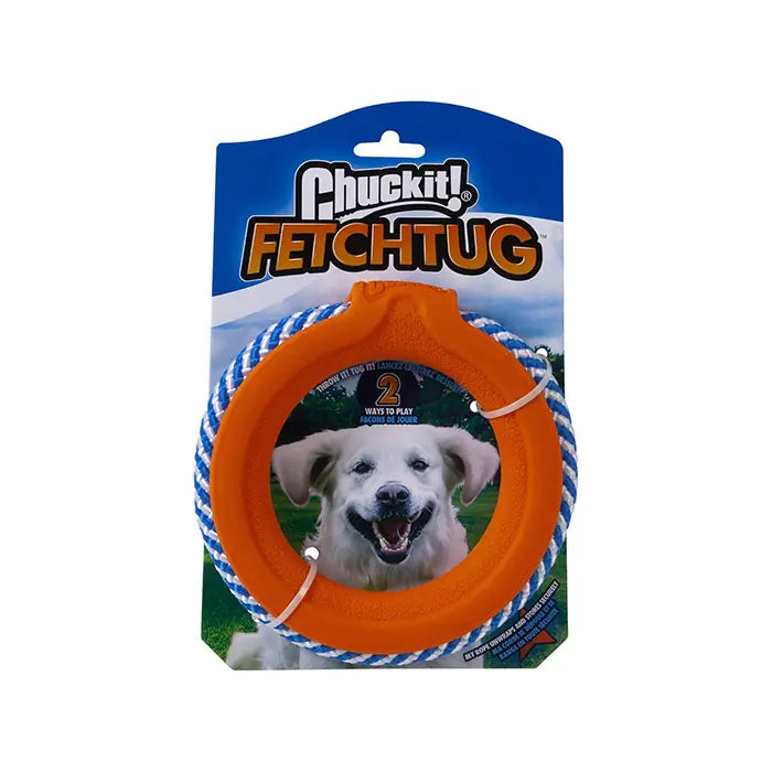 Chuckit Fetch Tug Durable Rubber Ring Dog Toy 6.4x6.4x5.7cm
