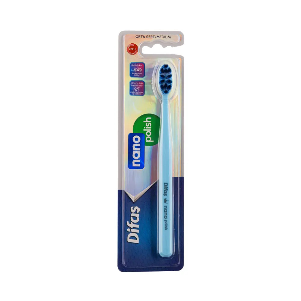 Difas Nano Polish Medium Toothbrush for Deep Cleaning