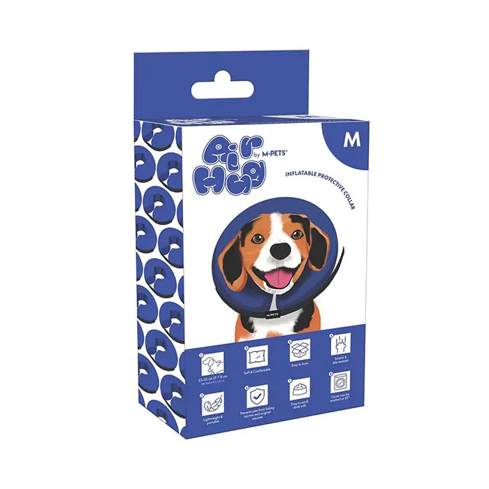 M-Pets Air Hug Inflatable Protective Dog Collar Medium