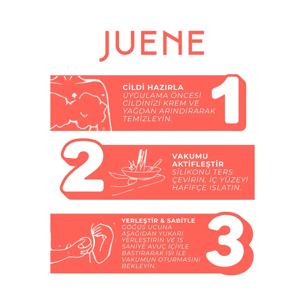 Juene Vacuum Nipple Concealers Seamless Adhesive-Free Covers 1 Pair