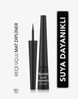 Flormar Matte Waterproof Dipliner in 001 Black 2.5ml