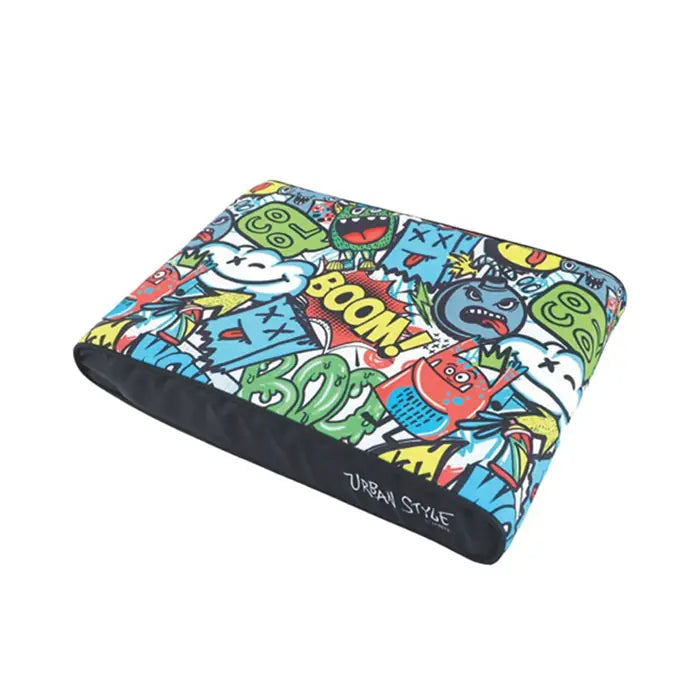 M-Pets Urbanstyle Contempo Cushion Dog Bed Mixed Colors Medium 80x55x9 cm