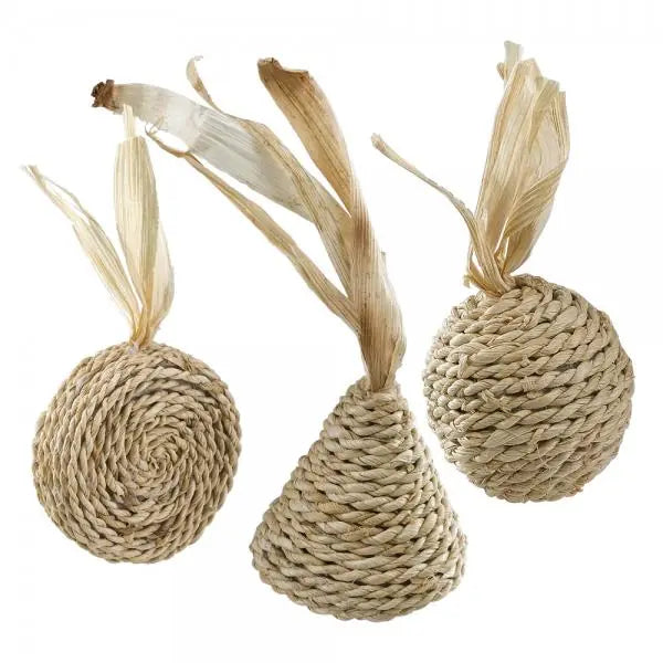 Ferplast PA 5604 Natural Sisal Rope Cat Toy - Scratch-Friendly Interactive Play