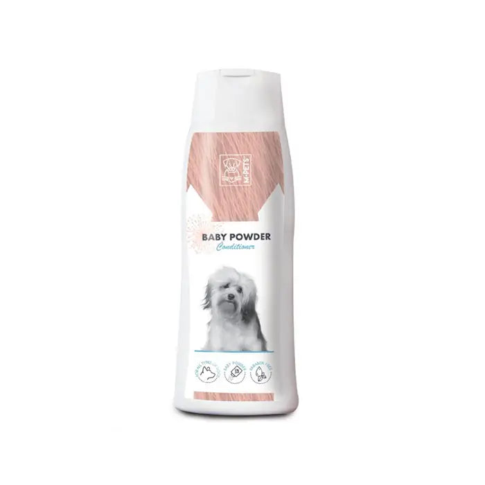 M-Pets Baby Powder Dog Hair Conditioner for Soft Coats 250ml