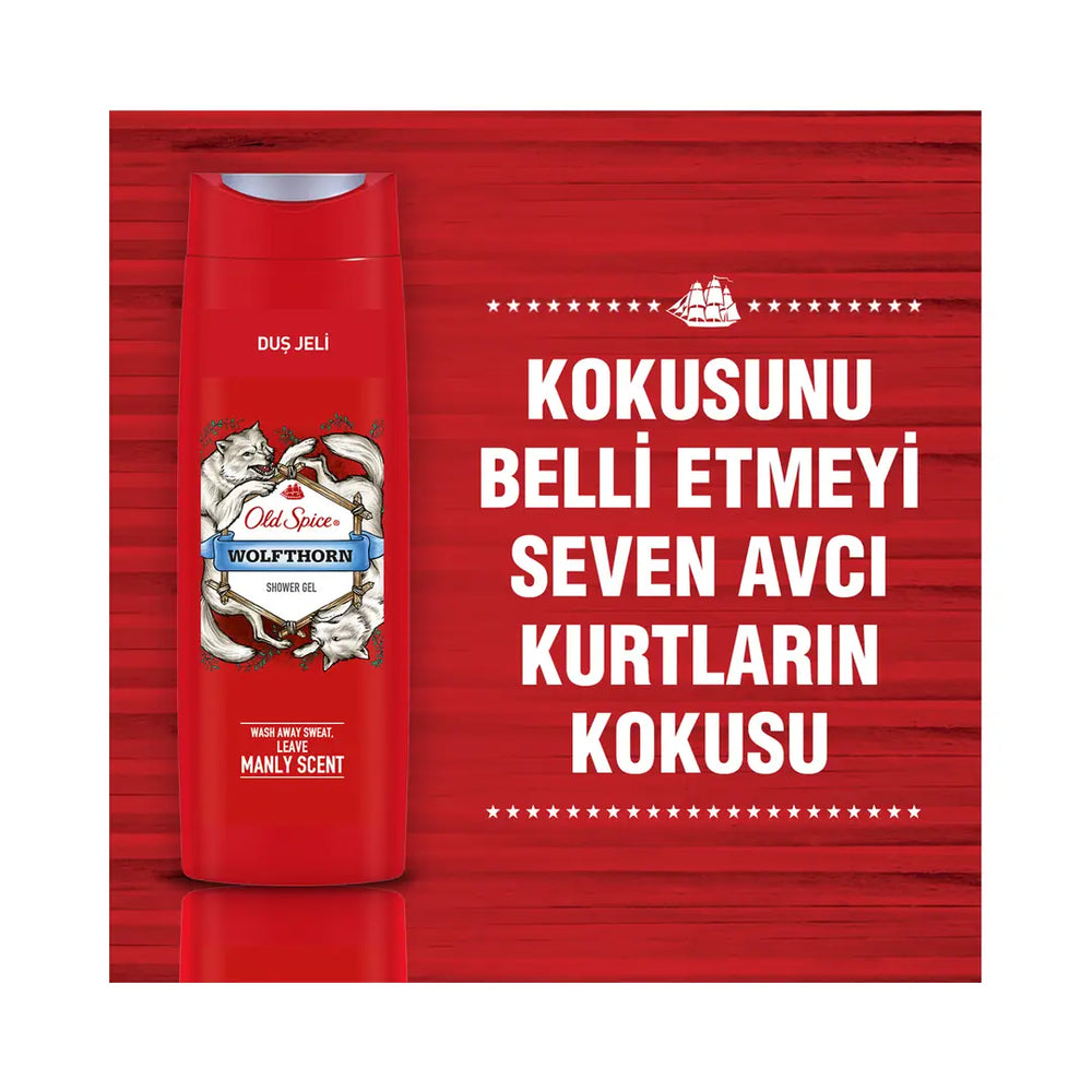Old Spice Wolfthorn Shower Gel & Shampoo 400ml