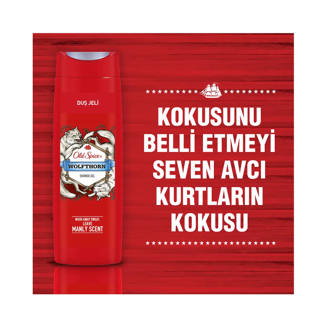 Old Spice Wolfthorn Shower Gel &amp; Shampoo 400ml