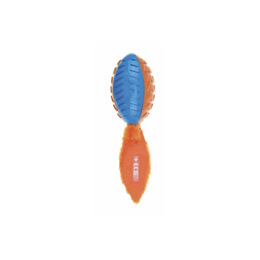 M-Pets On/Off Shelly Blue & Orange Dog Squeaker Toy