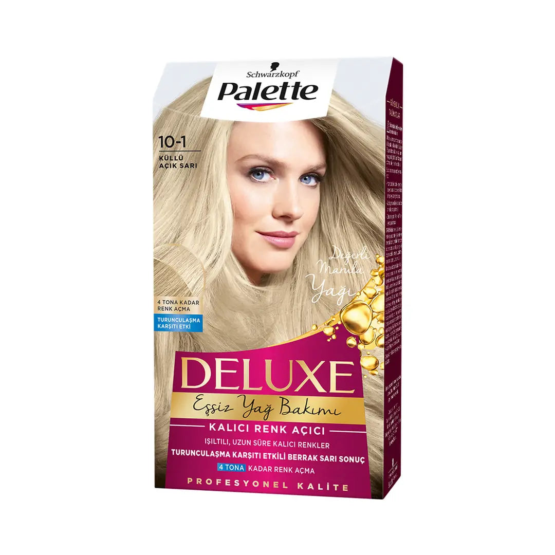 Palette Deluxe Ash Blonde Hair Dye 10-1 KŸllŸ A�õk Sarõ - Achieve Perfect Ash Blonde Hair Color