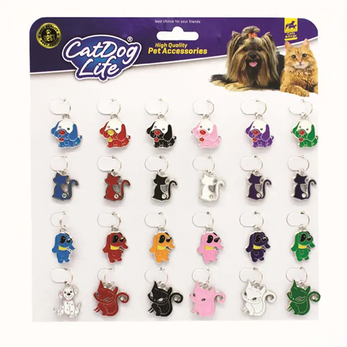 Cat&Dog Life Pet Motif Charm Accessory for Bags and Keys