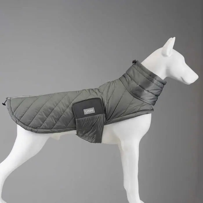 Lindo Air Puff Special Green Dog Coat for Pets, Brand Lindo Product Listing