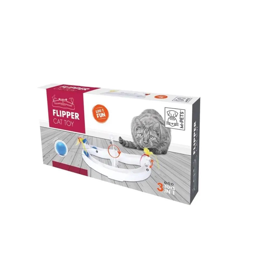 M-Pets Flipper Interactive Cat Toy for Active Play
