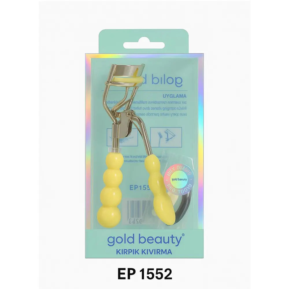 Gold Beauty Ep-1552 Eyelash Curler for Perfect Curl