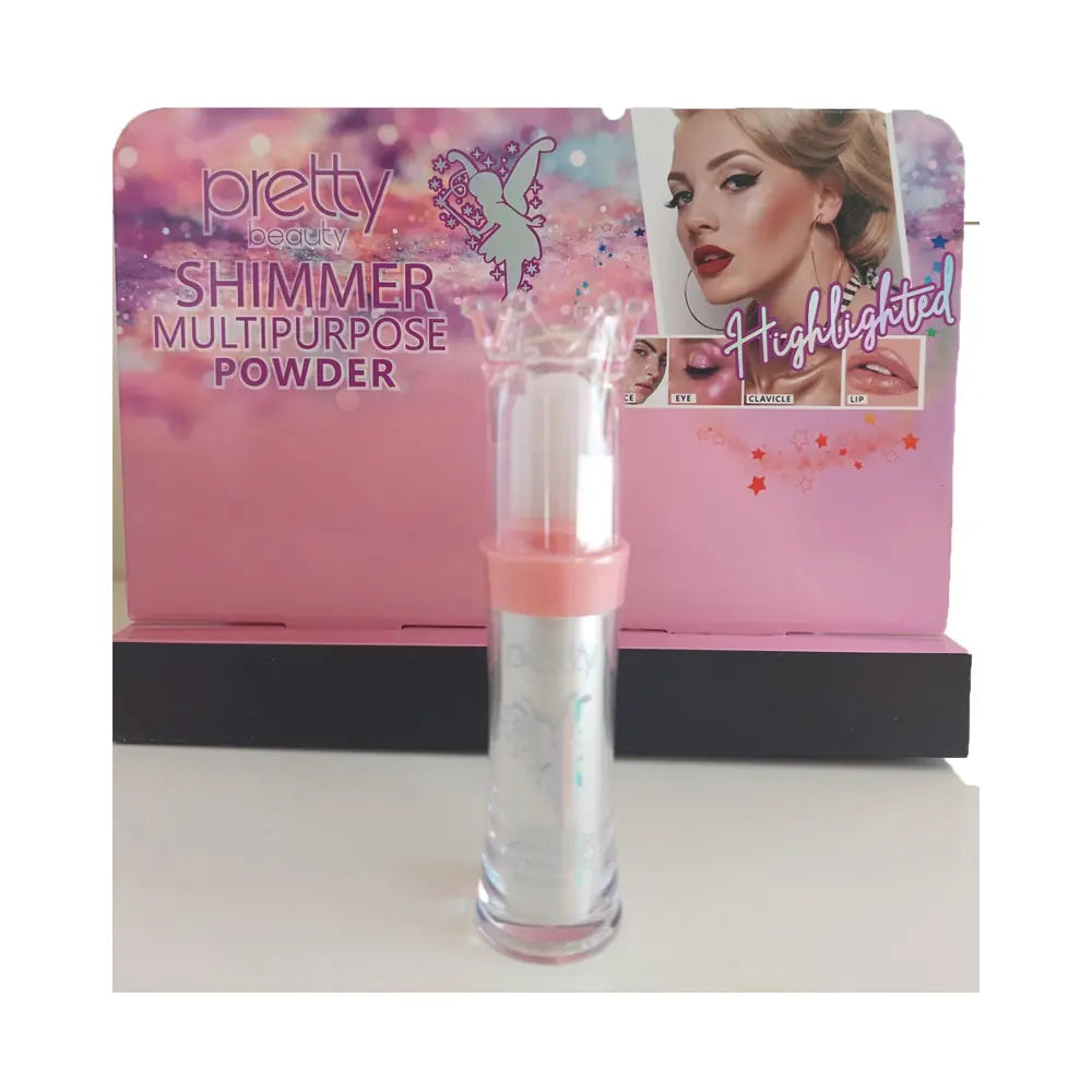Pretty PB-417 Shimmer Powder Makeup for a Radiant Glow