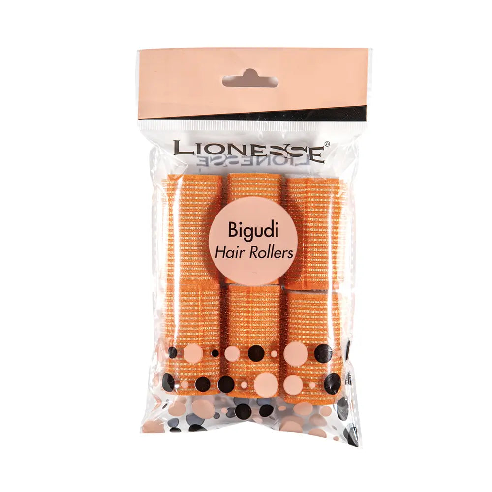 Lionesse Hair Rollers 6-Pack 1112 for Heatless Curls