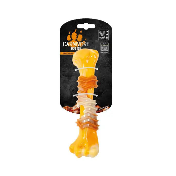 M-Pets Carnivore Stick Bone Bacon Scented Dog Toy