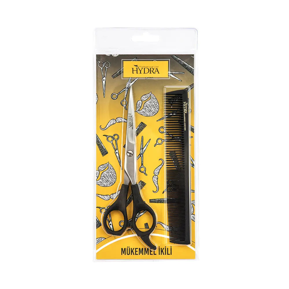 Hydra Professional Scissors and Comb Set for Hair Styling