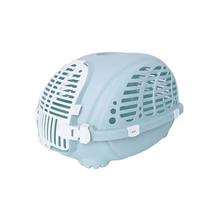 M-Pets Skyline Pet Carrier Durable Travel Crate Blue 52x40x32cm