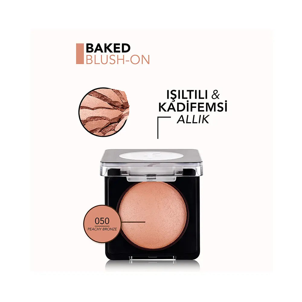 Flormar Baked Blush-On Radiant Shimmer Blush 050 Peachy Bronze