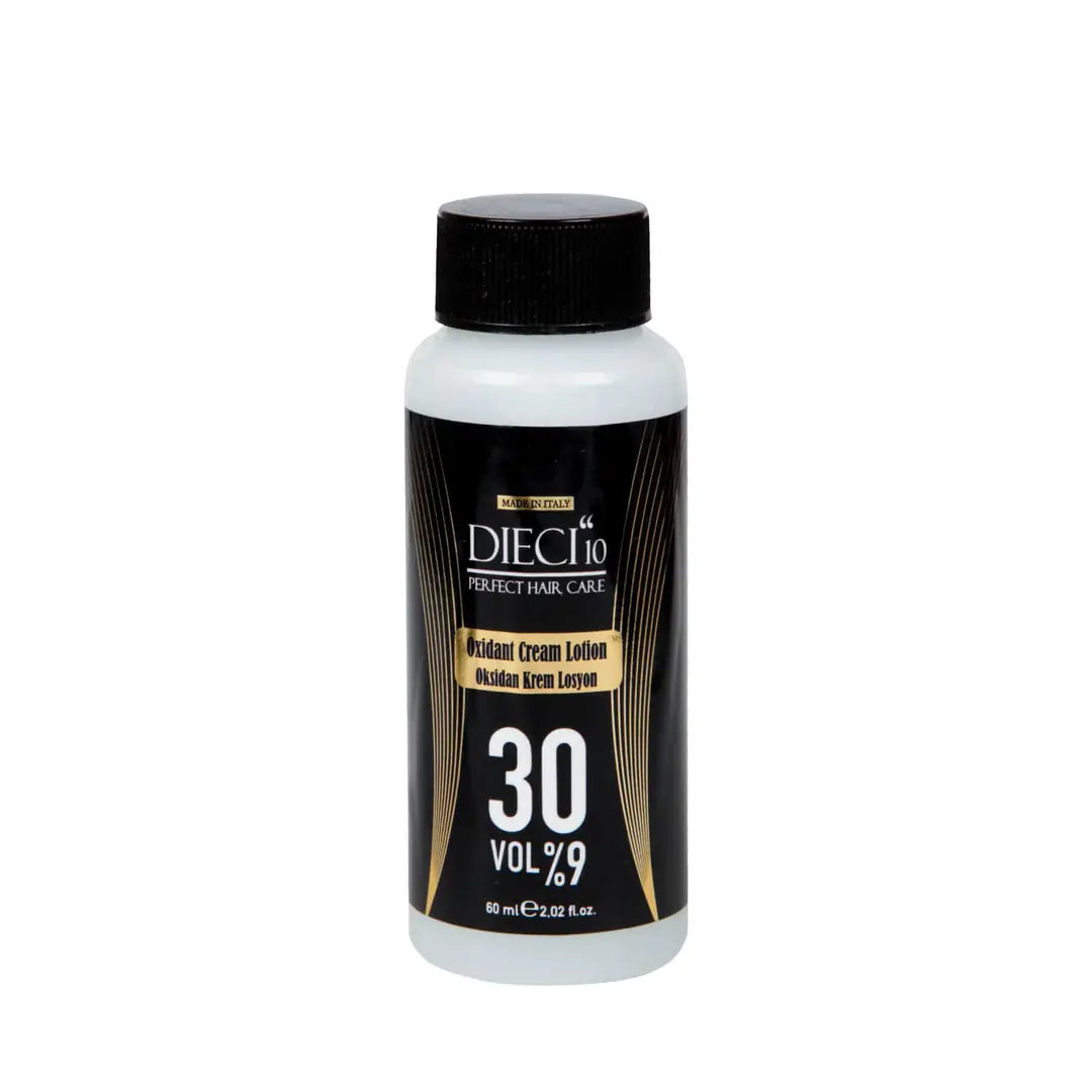 Dieci 30 Vol 9% Developer Cream for Hair Color 60ml